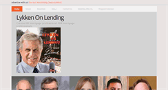 Desktop Screenshot of lykkenonlending.com